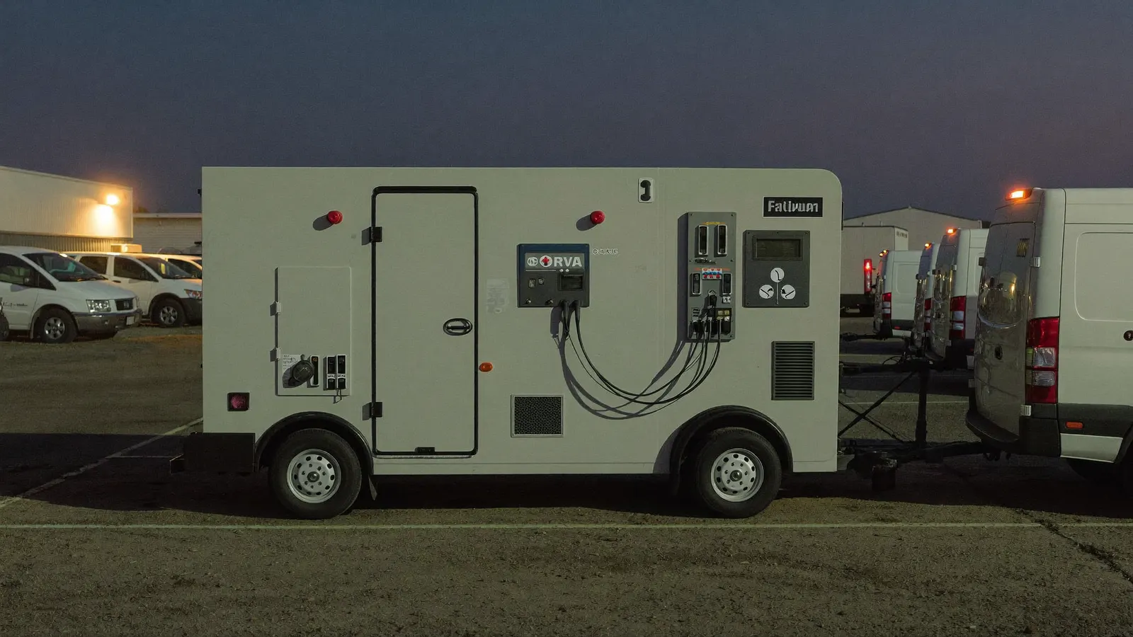Charging a fleet during a power outage