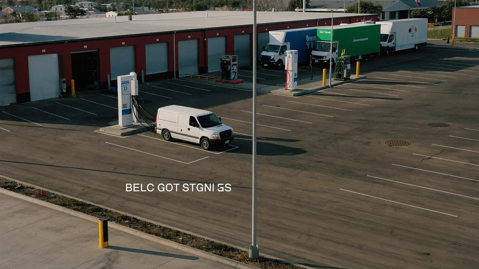 How to lay out an EV charging depot yard
