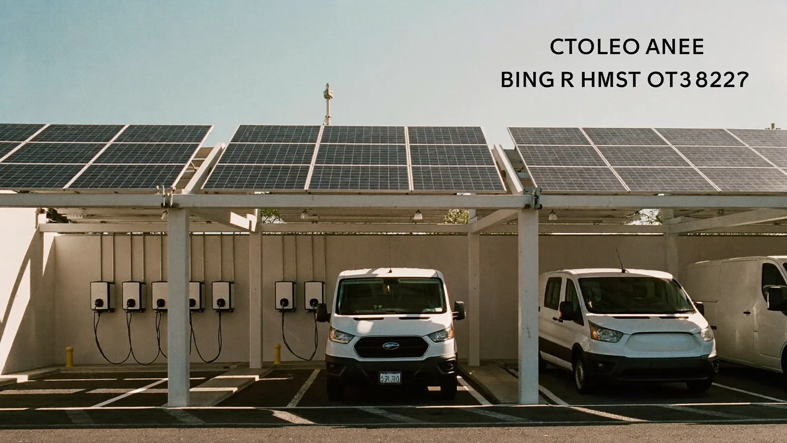 Can solar power a fleet charging depot?