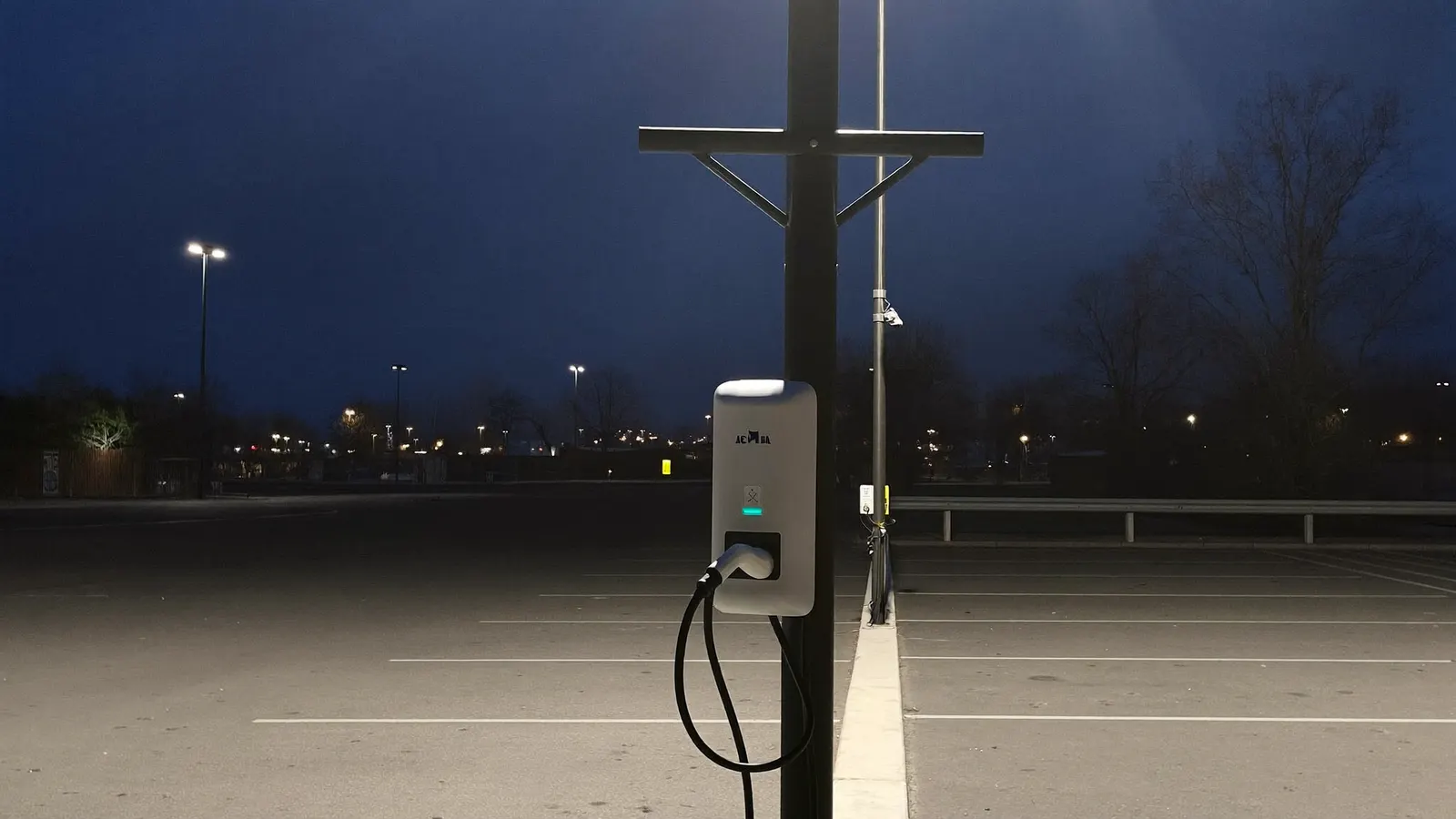 Protecting chargers from vandalism and cable theft